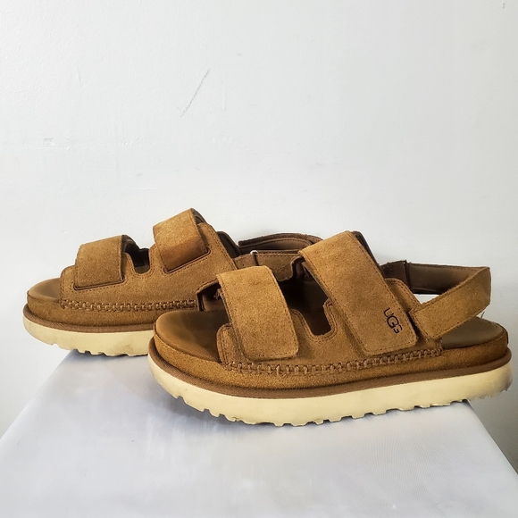 UGG Goldenstar Slingback in Chestnut Sandals Size 10 - Picture 5 of 15